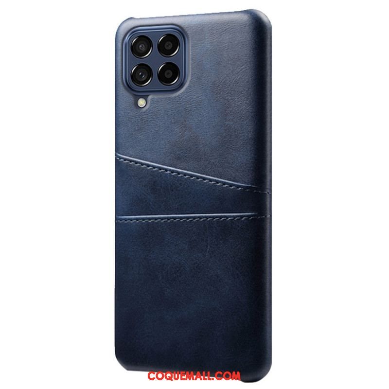 Coque Samsung Galaxy M53 5G Effet Cuir Porte-Cartes