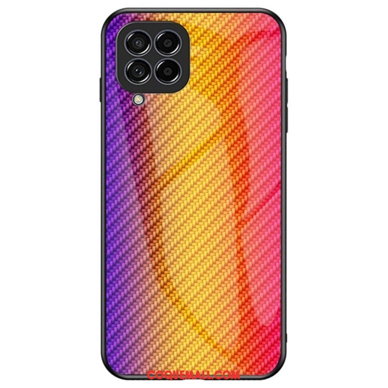 Coque Samsung Galaxy M53 5G Verre Trempé Fibre Carbone