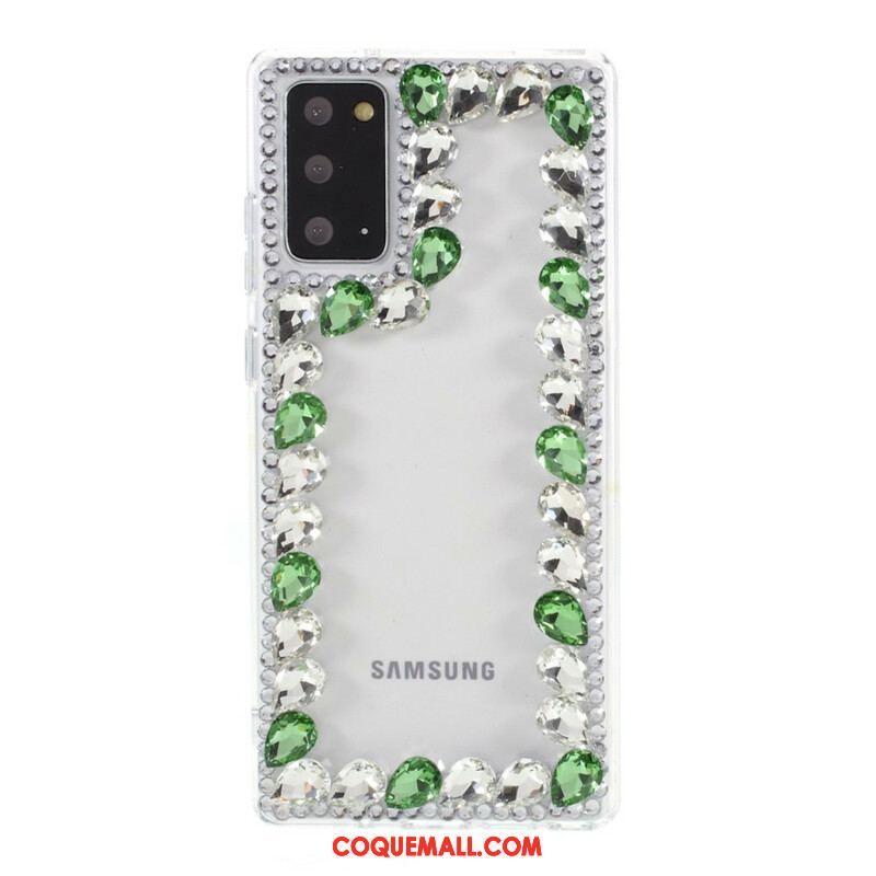 Coque Samsung Galaxy Note 20 Contour Strass