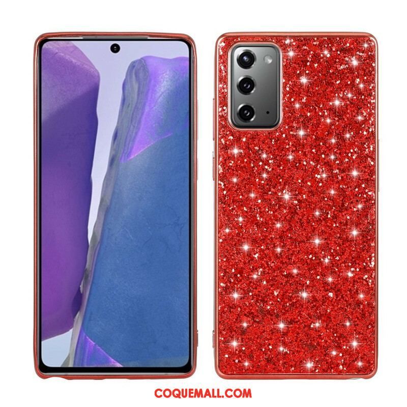 Coque Samsung Galaxy Note 20 Je Suis Paillettes