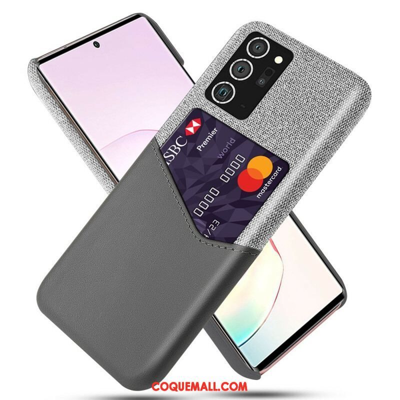 Coque Samsung Galaxy Note 20 Porte-Carte KSQ