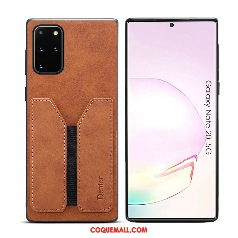 Coque Samsung Galaxy Note 20 Porte Cartes Élastique Denior