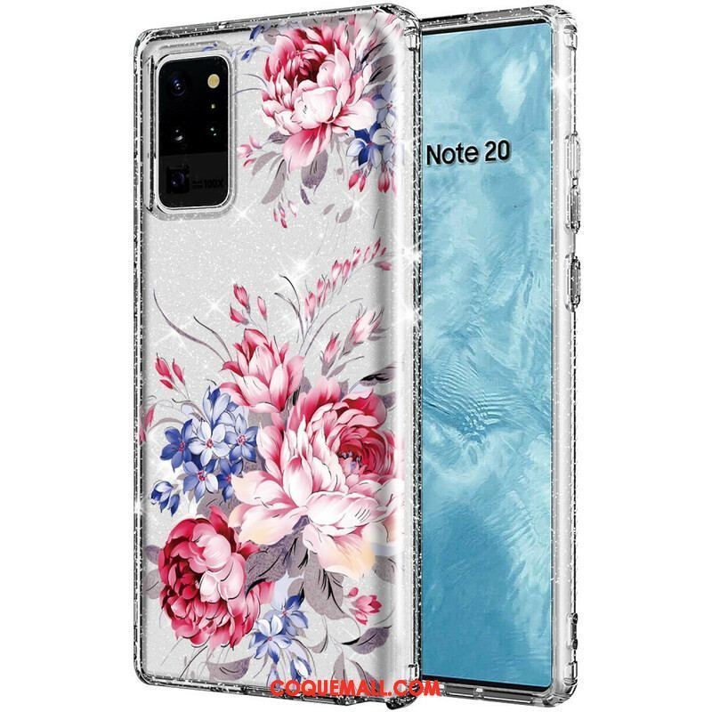 Coque Samsung Galaxy Note 20 Ultra Mon Bouquet Préféré