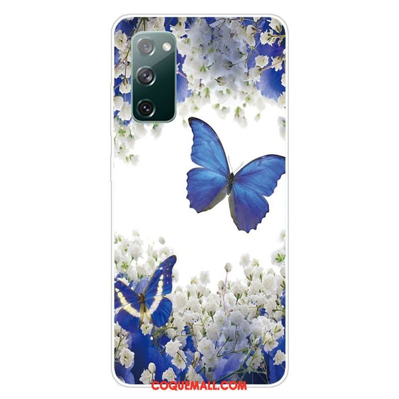 Coque Samsung Galaxy S20 FE Papillons Design