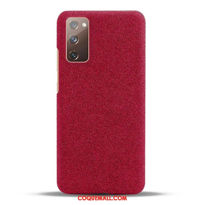 Coque Samsung Galaxy S20 FE Texture Tissu