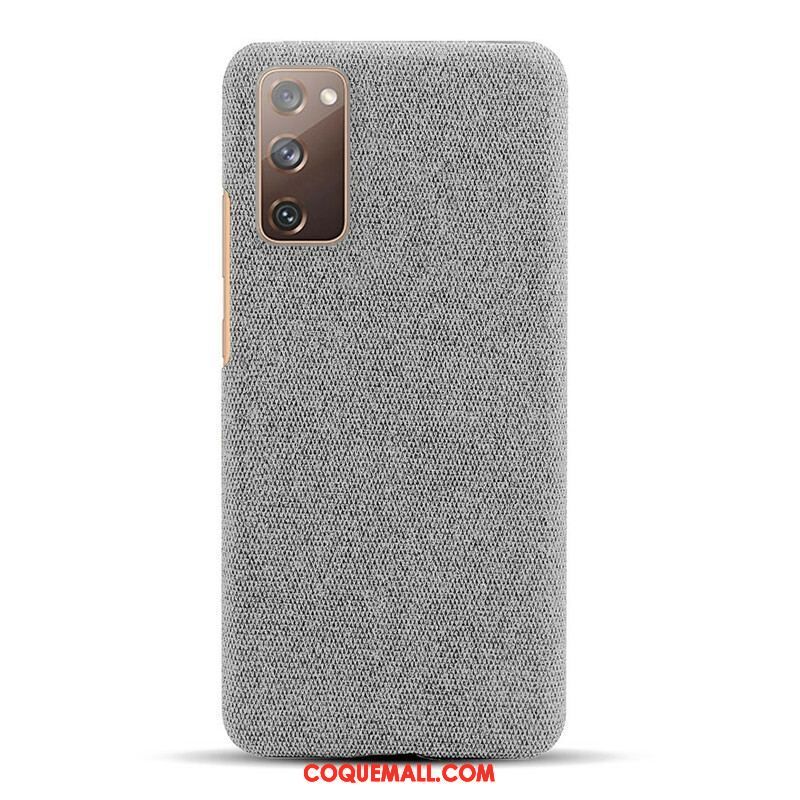 Coque Samsung Galaxy S20 FE Texture Tissu