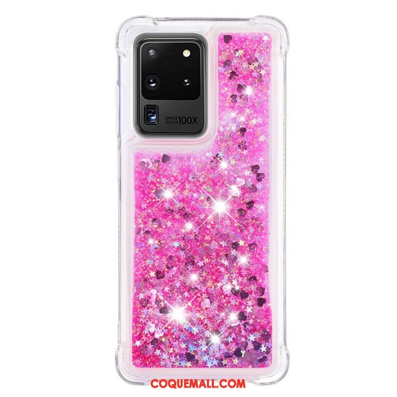 Coque Samsung Galaxy S20 Ultra Désires Paillettes