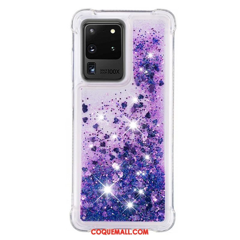 Coque Samsung Galaxy S20 Ultra Désires Paillettes