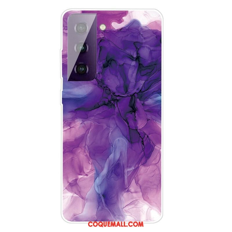 Coque Samsung Galaxy S21 5G Oeuvre Aquarelle