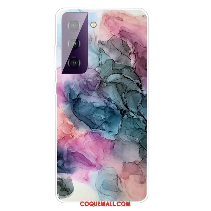 Coque Samsung Galaxy S21 5G Oeuvre Aquarelle