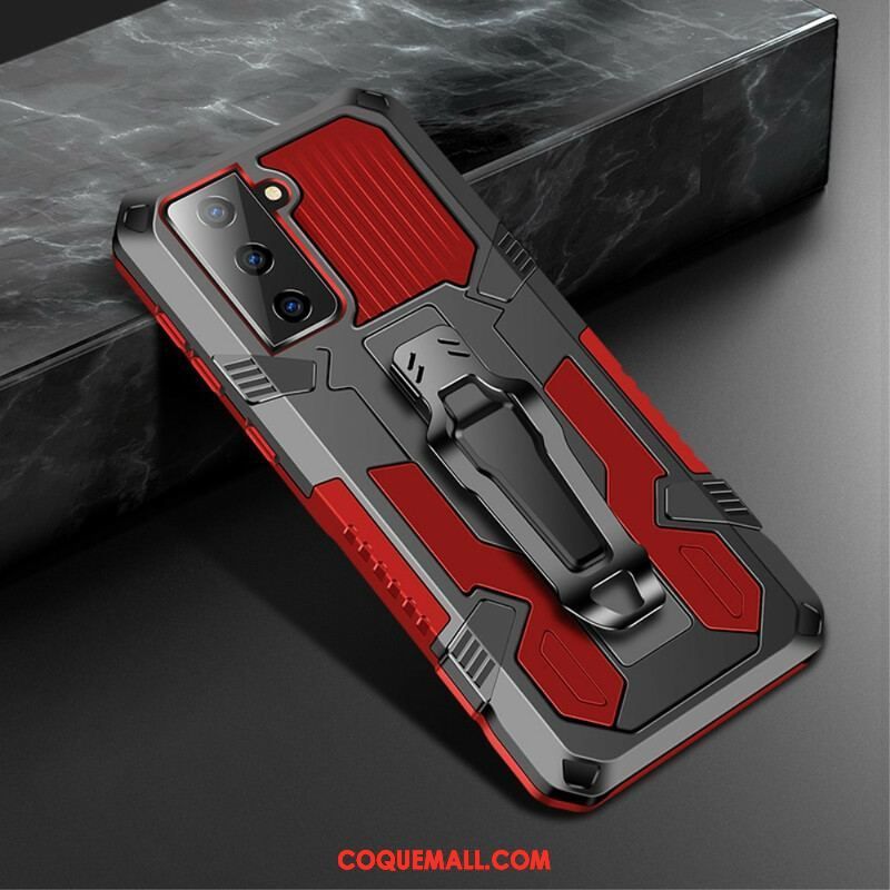 Coque Samsung Galaxy S21 5G Support Amovible Clip