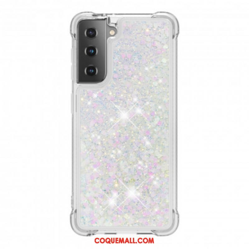 Coque Samsung Galaxy S21 Plus 5G Désires Paillettes