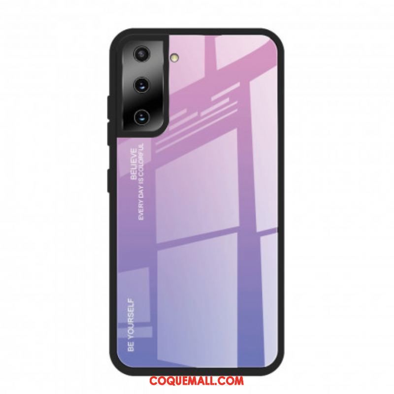 Coque Samsung Galaxy S21 Plus 5G Verre Trempé Be Yourself