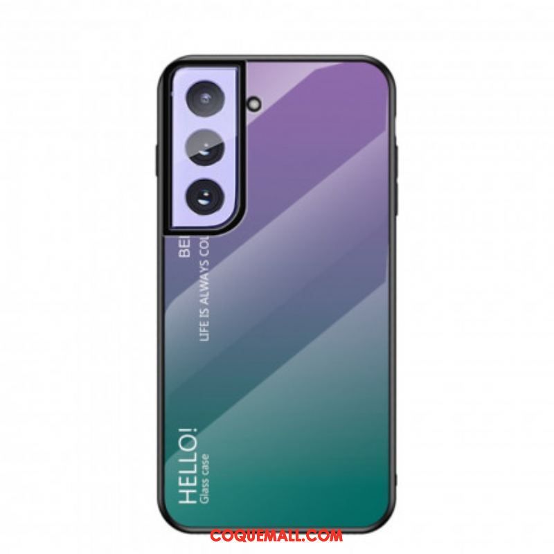 Coque Samsung Galaxy S21 Plus 5G Verre Trempé Hello