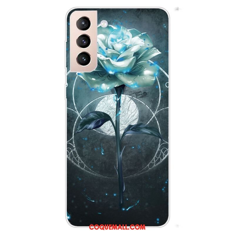 Coque Samsung Galaxy S22 5G Flexible Fleurs