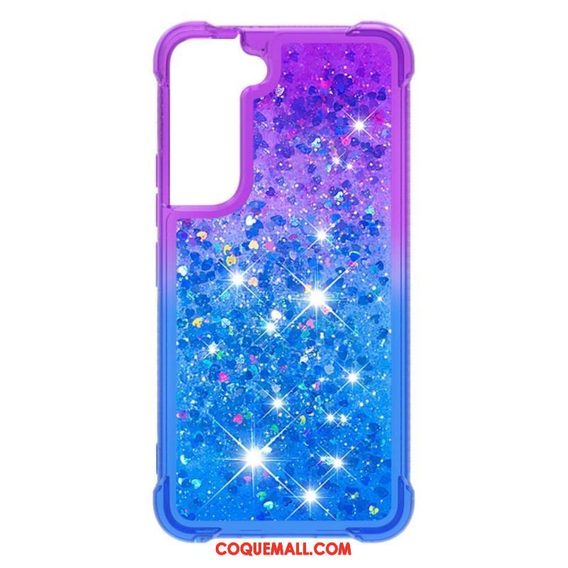 Coque Samsung Galaxy S22 5G Paillettes Colors