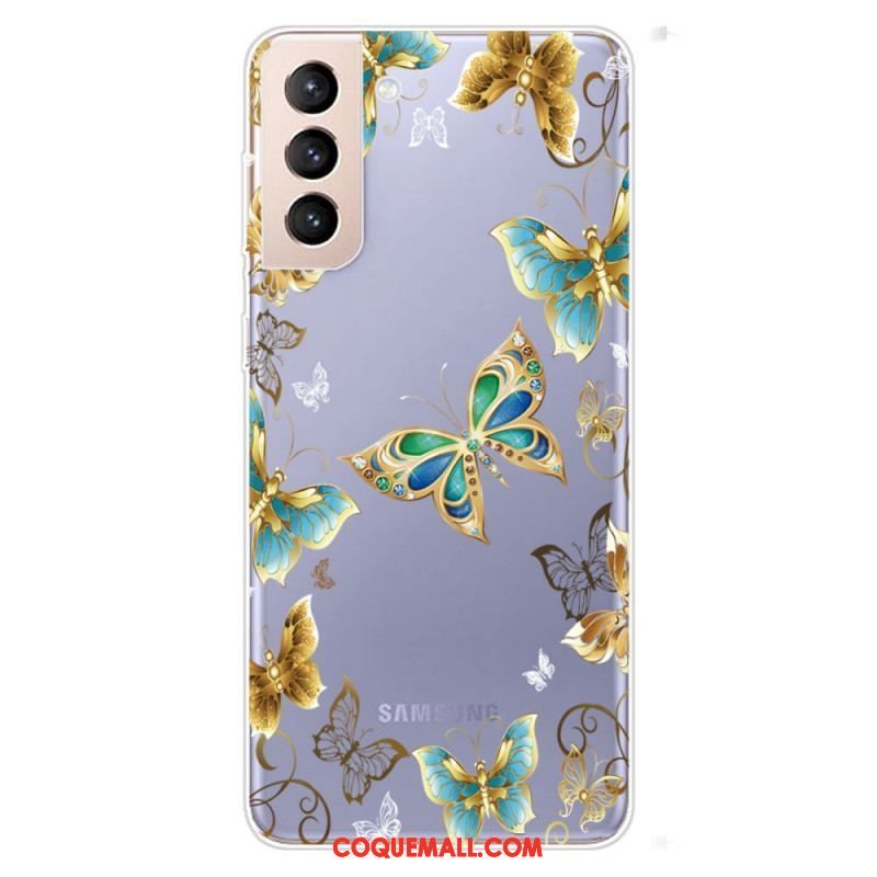 Coque Samsung Galaxy S22 5G Papillons Design