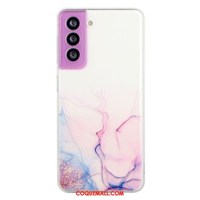 Coque Samsung Galaxy S22 5G Silicone Effet Marbré