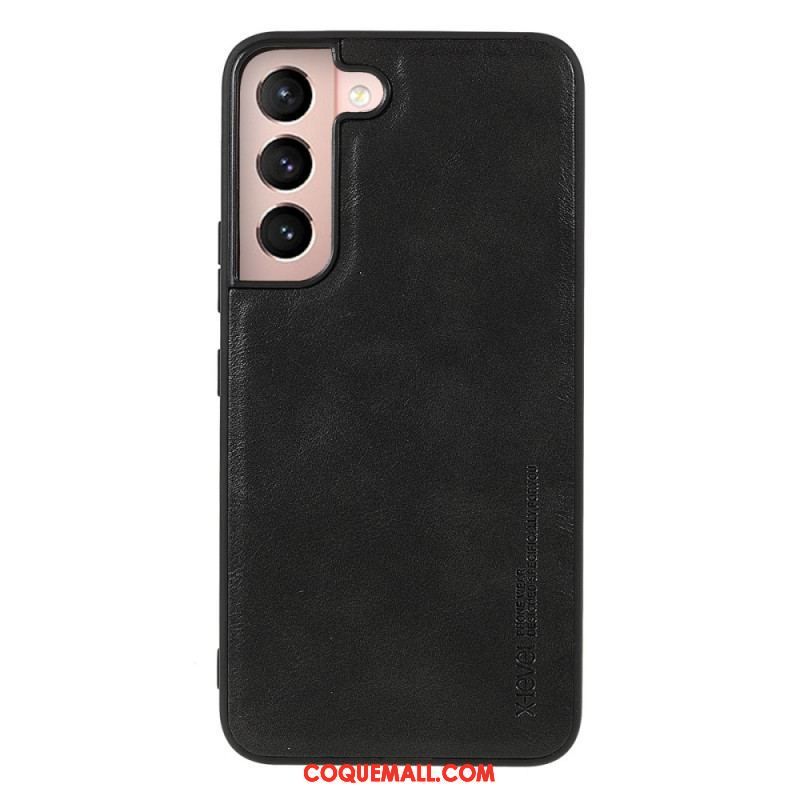 Coque Samsung Galaxy S22 5G X- Level Effet Cuir Vintage