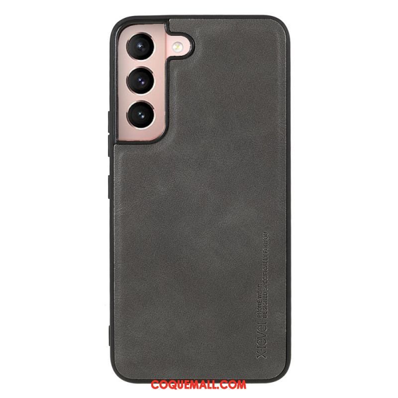 Coque Samsung Galaxy S22 5G X- Level Effet Cuir Vintage