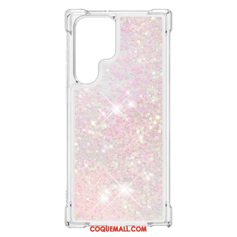 Coque Samsung Galaxy S22 Ultra 5G Désires Paillettes