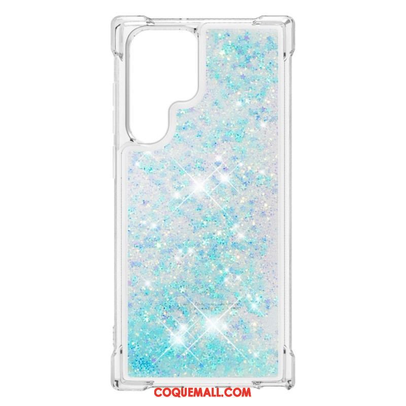 Coque Samsung Galaxy S22 Ultra 5G Désires Paillettes