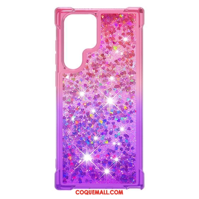 Coque Samsung Galaxy S22 Ultra 5G Paillettes Colors