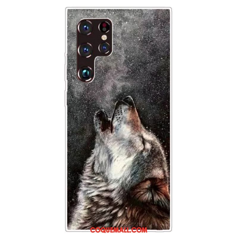 Coque Samsung Galaxy S22 Ultra 5G Sublime Loup