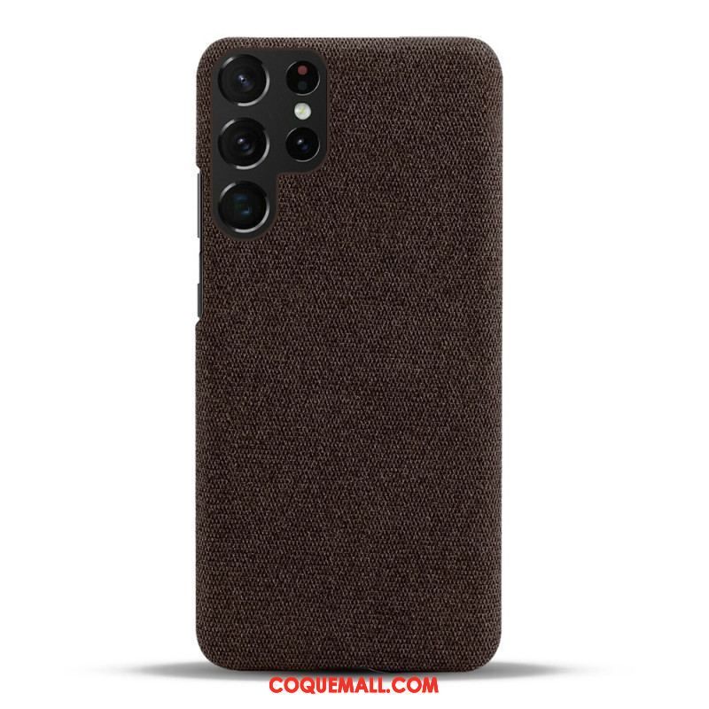 Coque Samsung Galaxy S22 Ultra 5G Texture Tissu KSQ