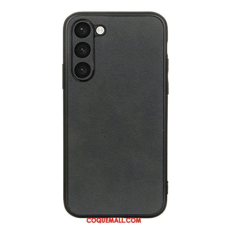 Coque Samsung Galaxy S23 5G Effet Cuir Look Raffiné