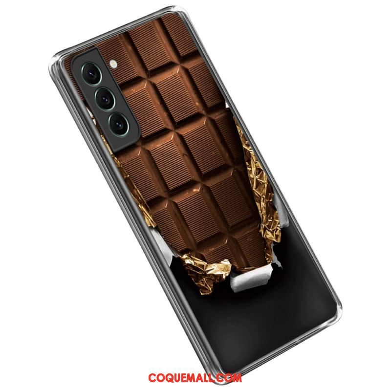 Coque Samsung Galaxy S23 Plus 5G Flexible Chocolat