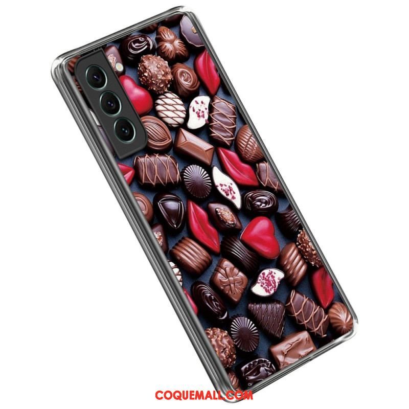 Coque Samsung Galaxy S23 Plus 5G Flexible Chocolat