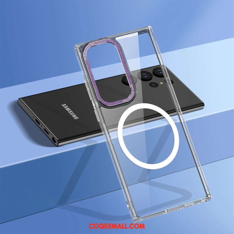 Coque Samsung Galaxy S23 Ultra 5G Transparente Compatible Magsafe