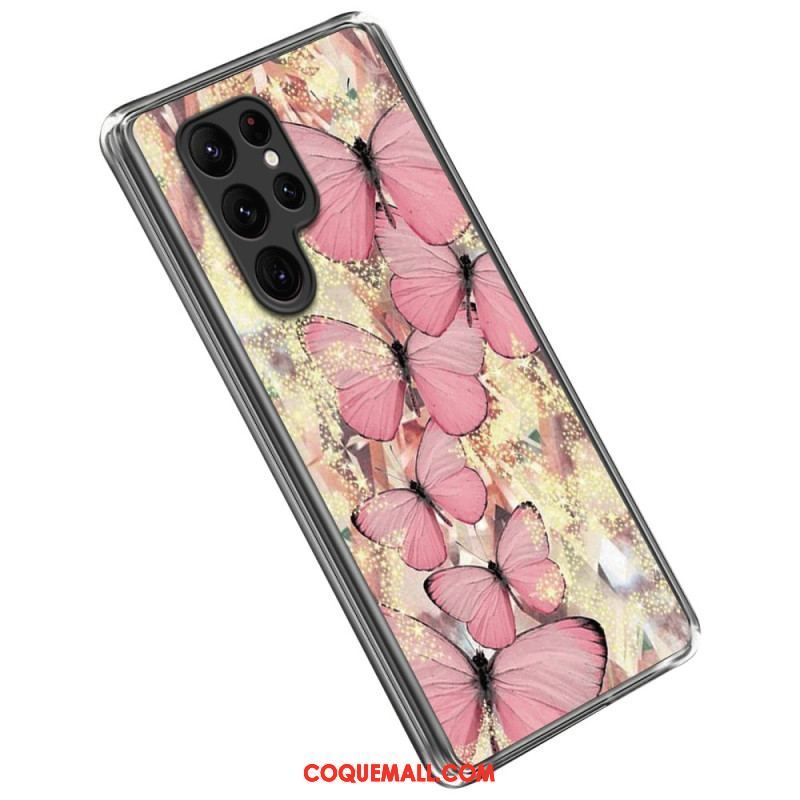 Coque Samsung Galaxy S23 Ultra 5G Vol des Papillons