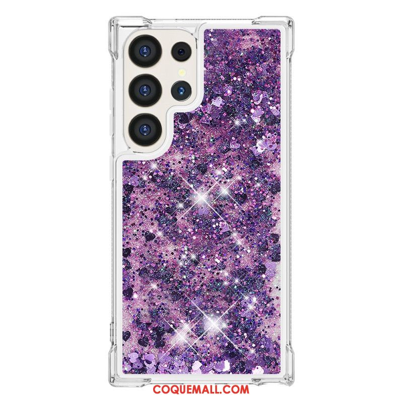 Coque Samsung Galaxy S24 Ultra 5G Paillettes Scintillantes