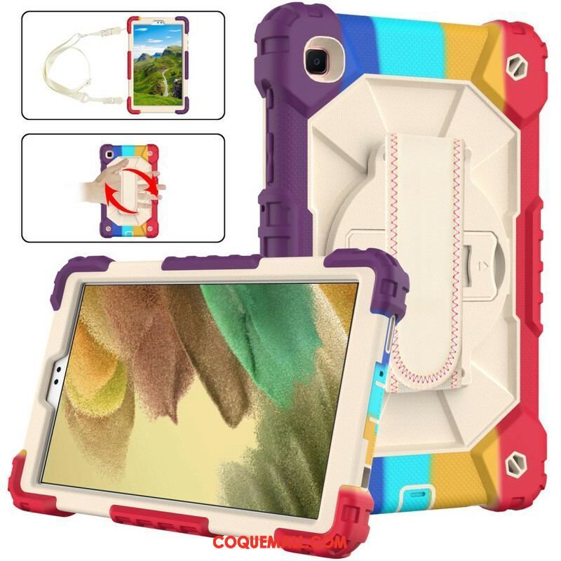 Coque Samsung Galaxy Tab A7 Lite Multi-Fonctionnelle Camouflage