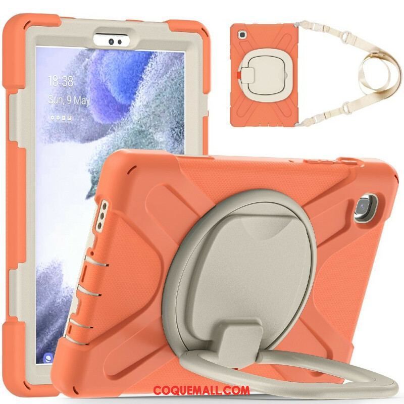 Coque Samsung Galaxy Tab A7 Lite Multi-Fonctionnelle avec Bandoulière