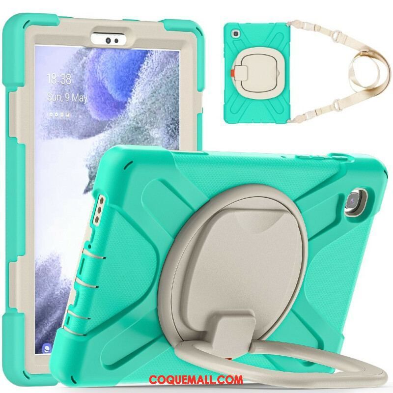 Coque Samsung Galaxy Tab A7 Lite Multi-Fonctionnelle avec Bandoulière