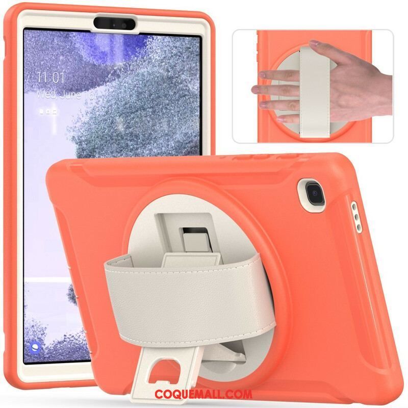 Coque Samsung Galaxy Tab A7 Lite Triple Protection avec Sangle et Support