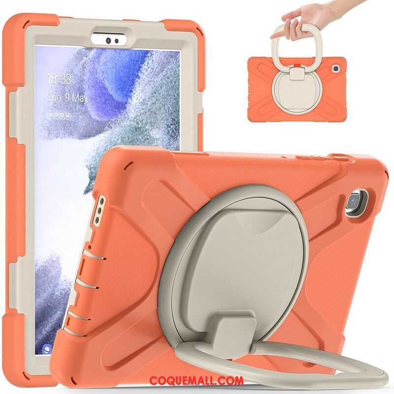 Coque Samsung Galaxy Tab A7 Lite Ultra Résistante Anneau-Support Rotatif