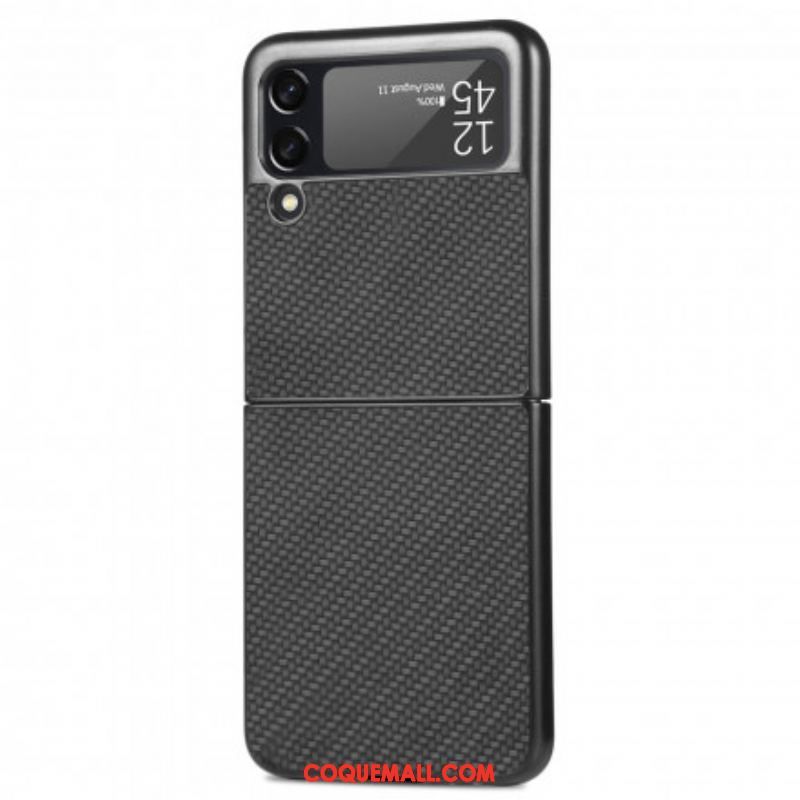 Coque Samsung Galaxy Z Flip 3 5G Fibre Carbone Texturée