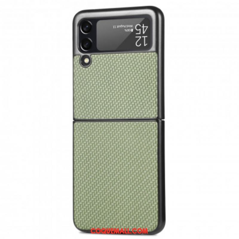 Coque Samsung Galaxy Z Flip 3 5G Fibre Carbone Texturée