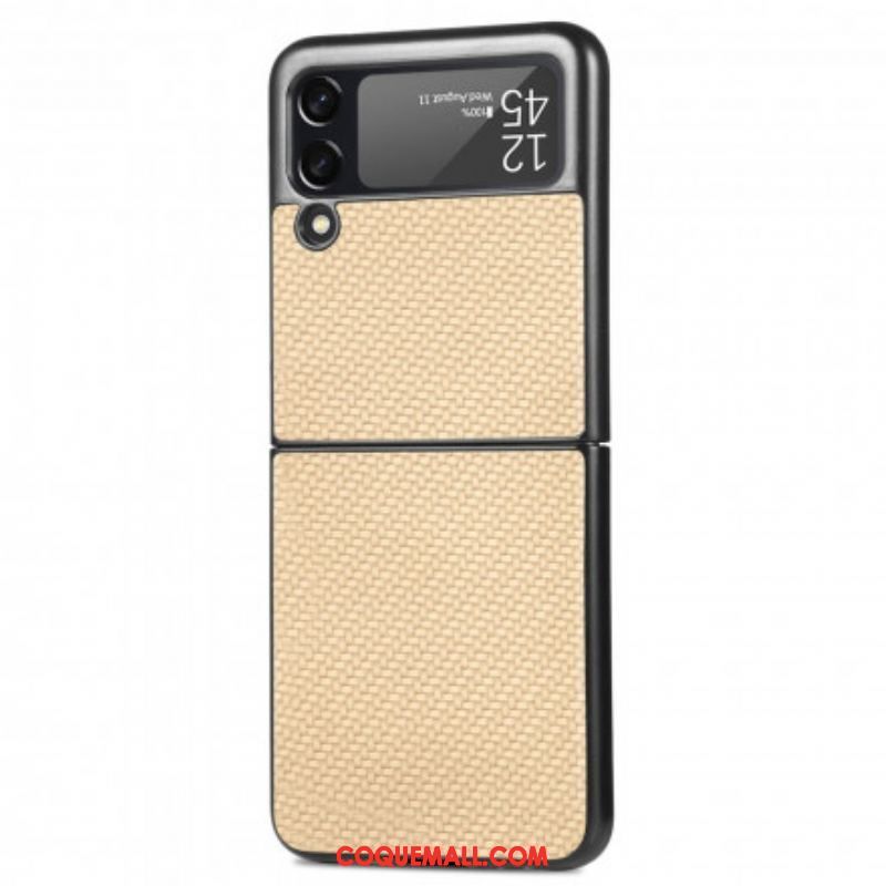 Coque Samsung Galaxy Z Flip 3 5G Fibre Carbone Texturée