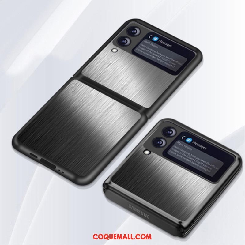 Coque Samsung Galaxy Z Flip 3 5G Stainless Brossé