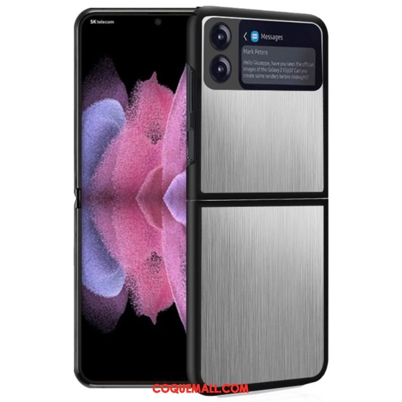 Coque Samsung Galaxy Z Flip 3 5G Stainless Brossé