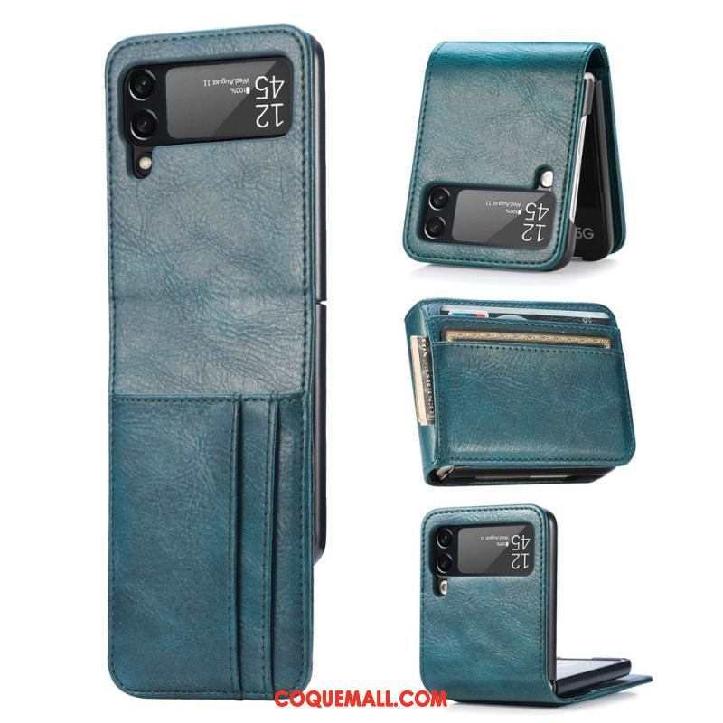 Coque Samsung Galaxy Z Flip 3 5G Style Cuir Portefeuille