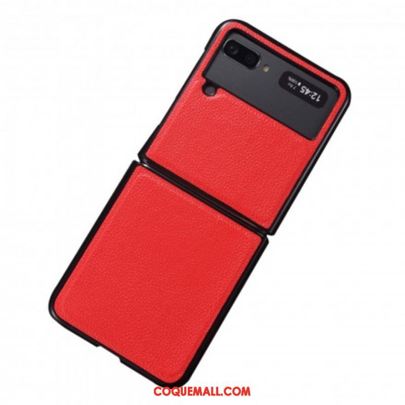 Coque Samsung Galaxy Z Flip 3 5G Véritable Cuir