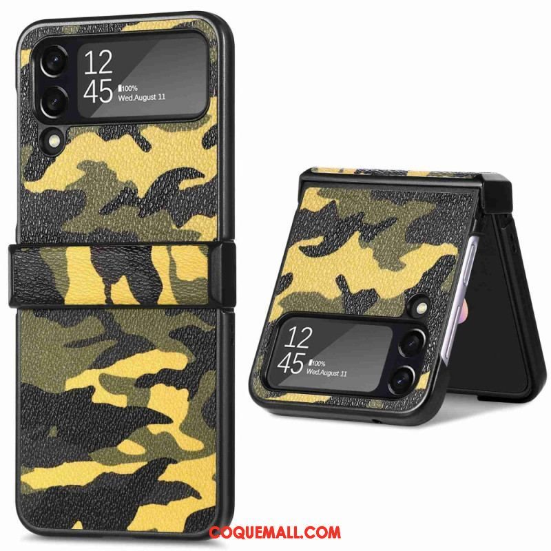 Coque Samsung Galaxy Z Flip 4 Camouflage Militaire