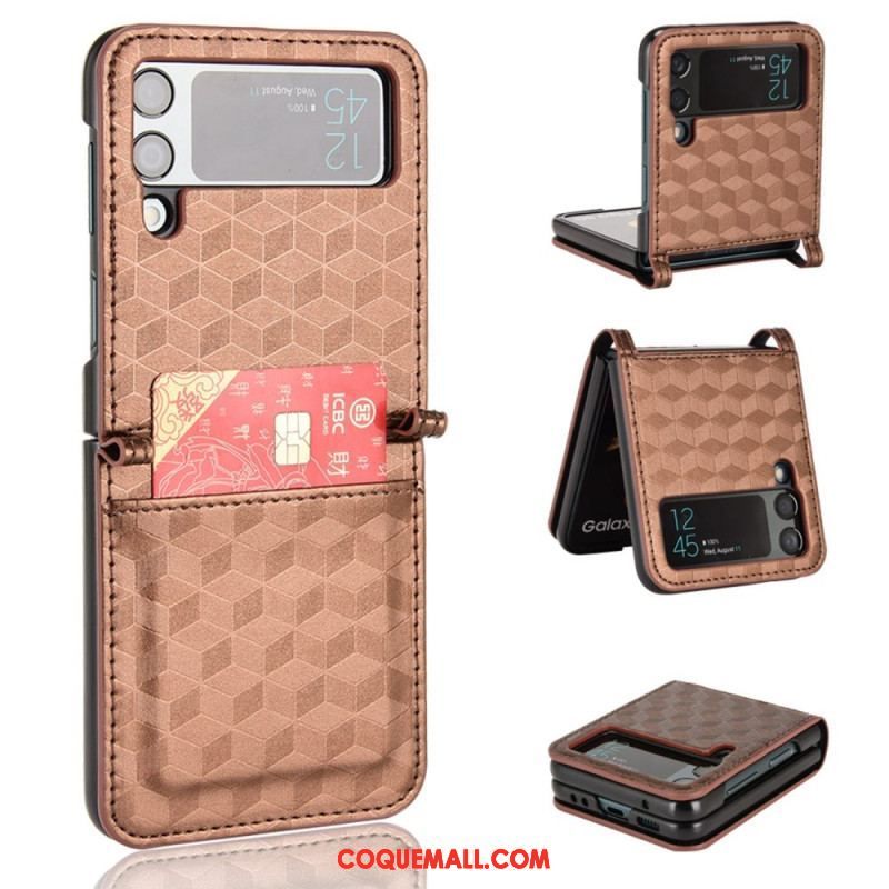 Coque Samsung Galaxy Z Flip 4 Cube 3D