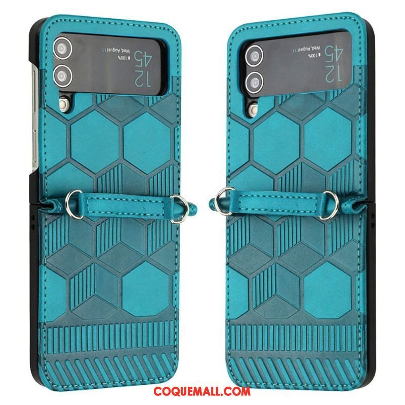 Coque Samsung Galaxy Z Flip 4 Design Ballon de Foot